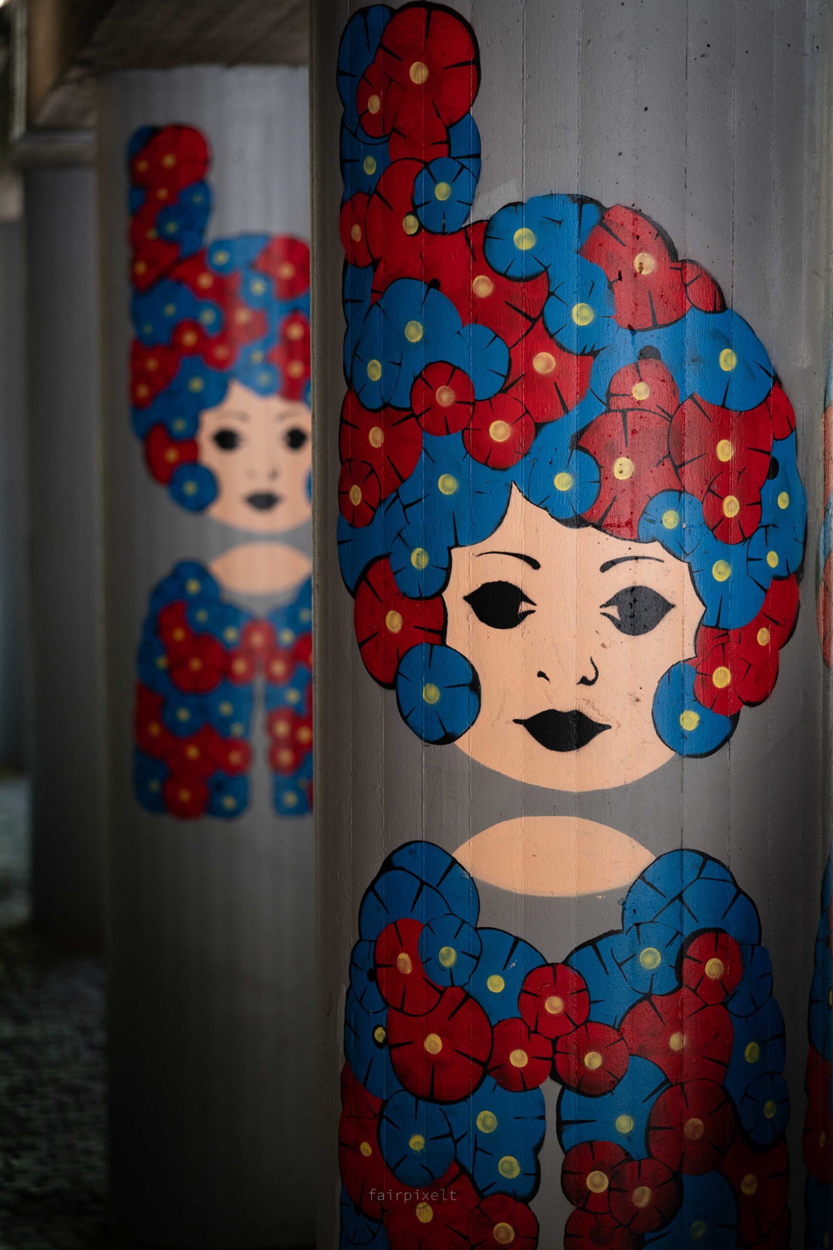 doppeltes Graffiti