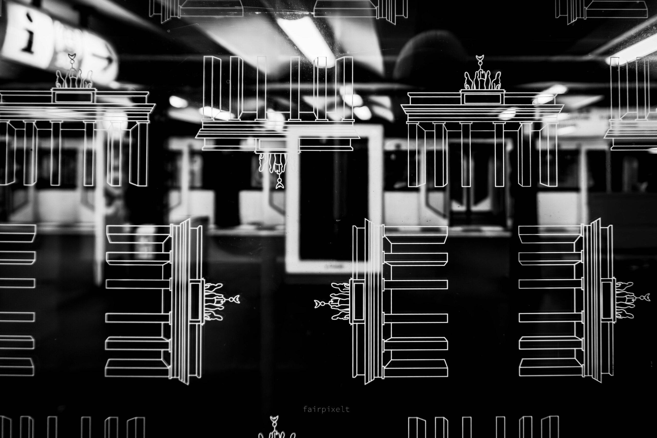 perspektivischen Vandalismus